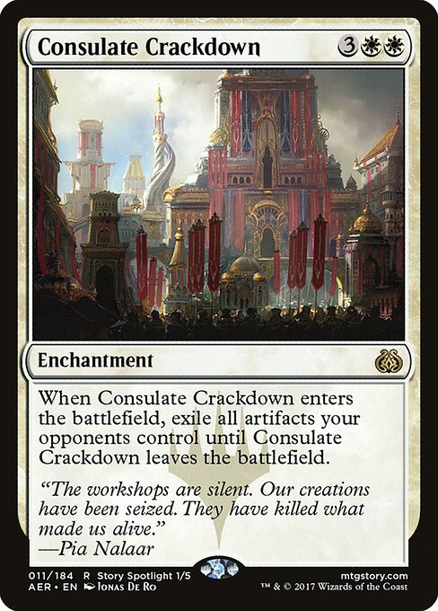 Consulate Crackdown — AER #11 normal Magic card