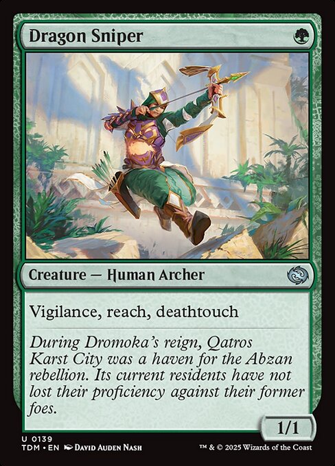 Dragon Sniper — TDM #139 normal Magic card