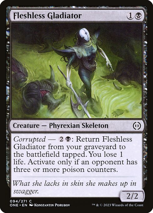 Fleshless Gladiator — ONE #94 normal Magic card
