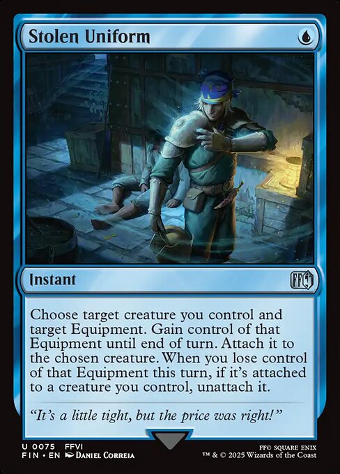 Stolen Uniform — FIN #75 normal Magic card