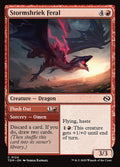 Stormshriek Feral // Flush Out — TDM #124 normal Magic card