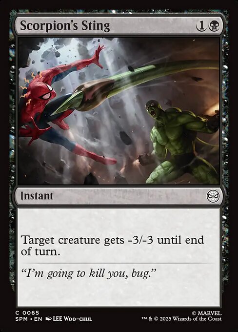Scorpion's Sting — SPM #65 normal Magic card