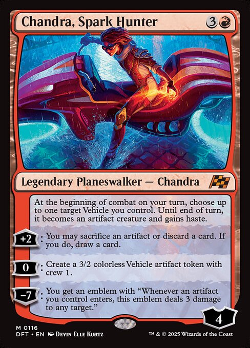 Chandra, Spark Hunter — DFT #116 normal Magic card