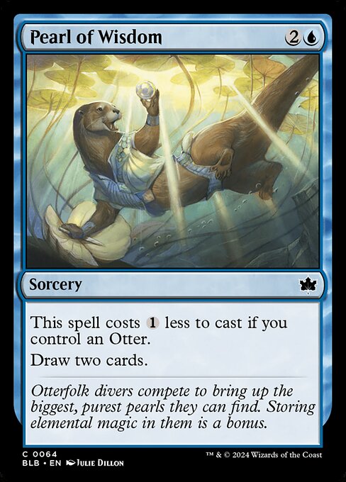 Pearl of Wisdom — BLB #64 normal Magic card