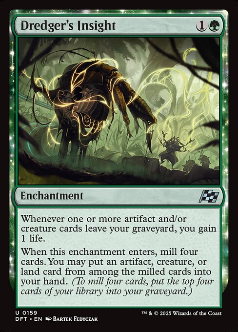 Dredger's Insight — DFT #159 normal Magic card