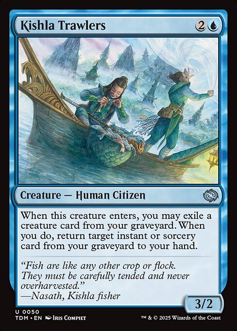Kishla Trawlers — TDM #50 normal Magic card