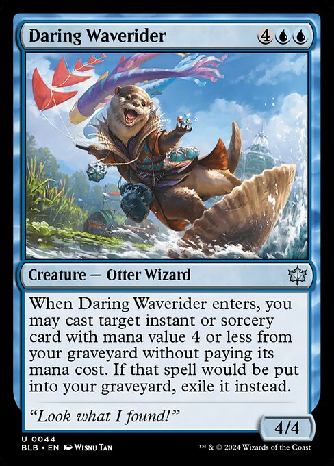 Daring Waverider — BLB #44 normal Magic card