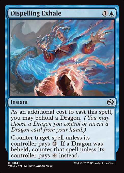 Dispelling Exhale — TDM #41 normal Magic card