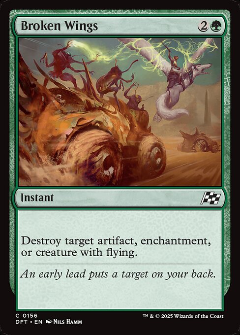 Broken Wings — DFT #156 normal Magic card