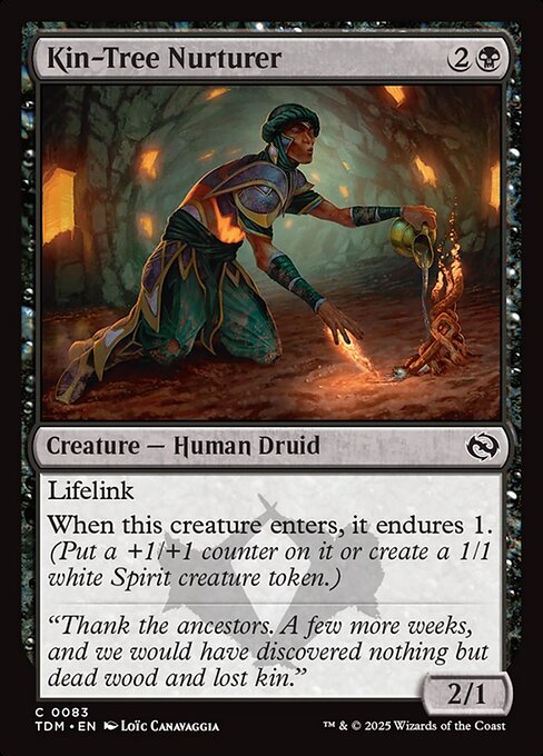 Kin-Tree Nurturer — TDM #83 normal Magic card