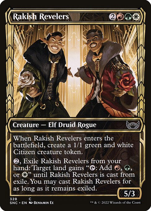 Rakish Revelers — SNC #328 normal Magic card