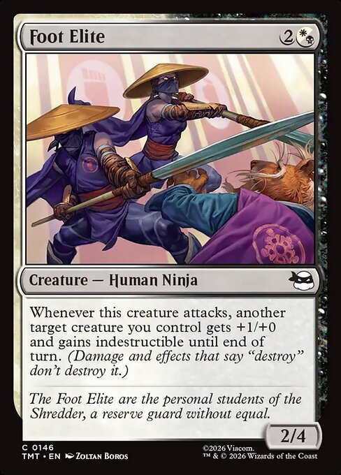 Foot Elite — TMT #146 normal Magic card