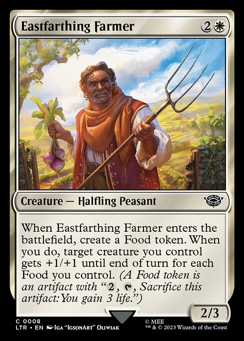 Eastfarthing Farmer — LTR #8 normal Magic card
