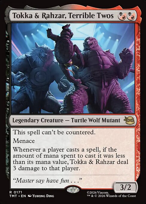 Tokka & Rahzar, Terrible Twos — TMT #171 normal Magic card
