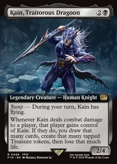 Kain, Traitorous Dragoon — FIN #449 normal Magic card