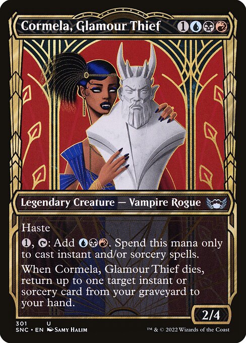 Cormela, Glamour Thief — SNC #301 normal Magic card