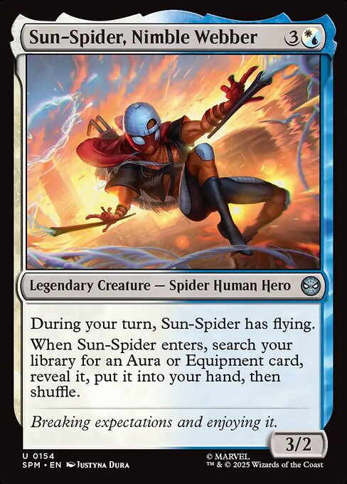 Sun-Spider, Nimble Webber — SPM #154 normal Magic card