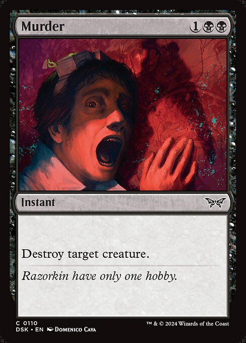 Murder — DSK #110 normal Magic card