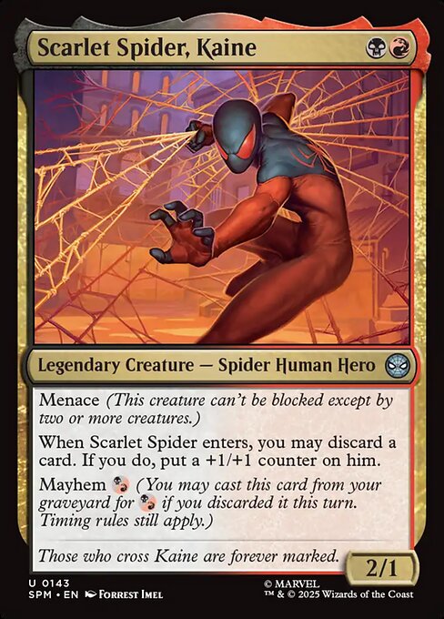 Scarlet Spider, Kaine — SPM #143 normal Magic card