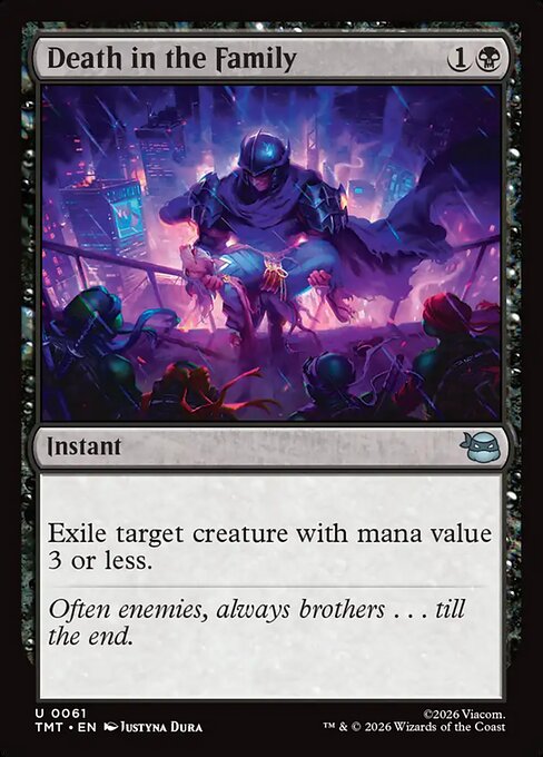 Death in the Family — TMT #61 normal Magic card