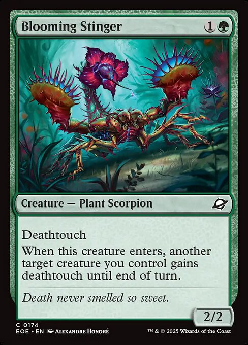 Blooming Stinger — EOE #174 normal Magic card
