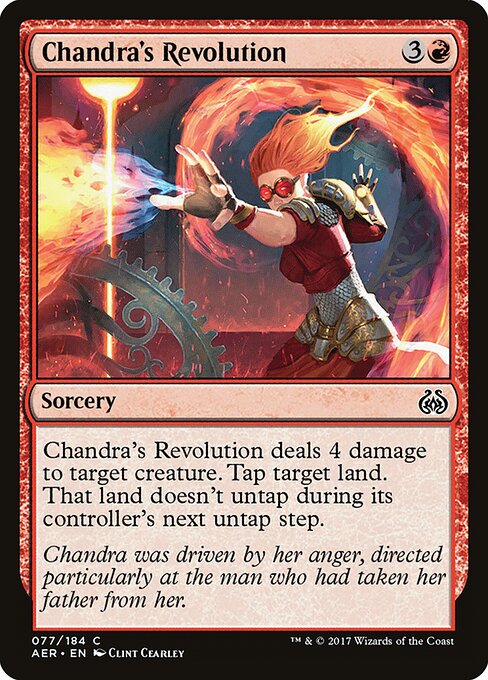 Chandra's Revolution — AER #77 normal Magic card