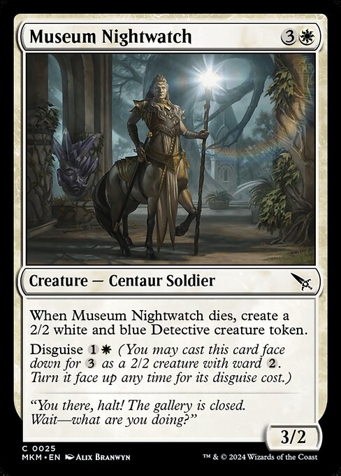Museum Nightwatch — MKM #25 normal Magic card