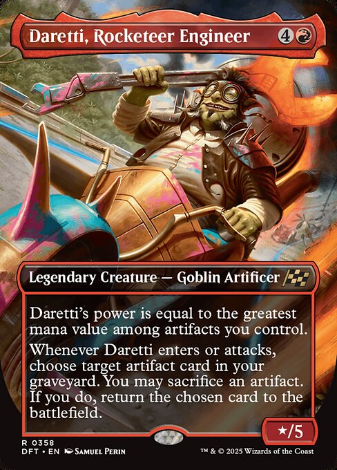 Daretti, Rocketeer Engineer — DFT #358 normal Magic card