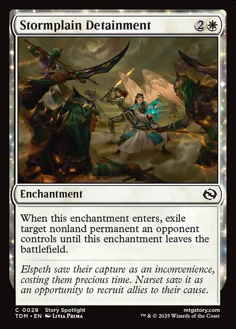 Stormplain Detainment — TDM #28 normal Magic card