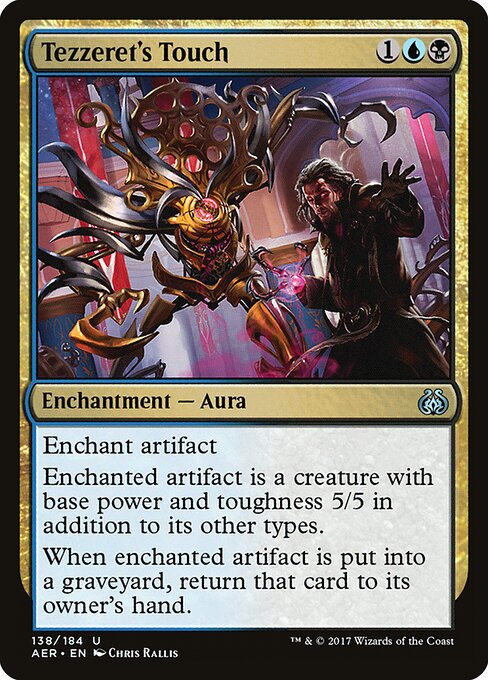 Tezzeret's Touch — AER #138 normal Magic card