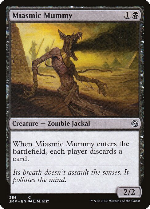 Miasmic Mummy — JMP #256 normal Magic card