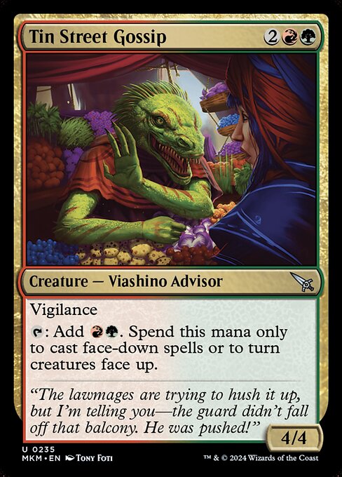 Tin Street Gossip — MKM #235 normal Magic card