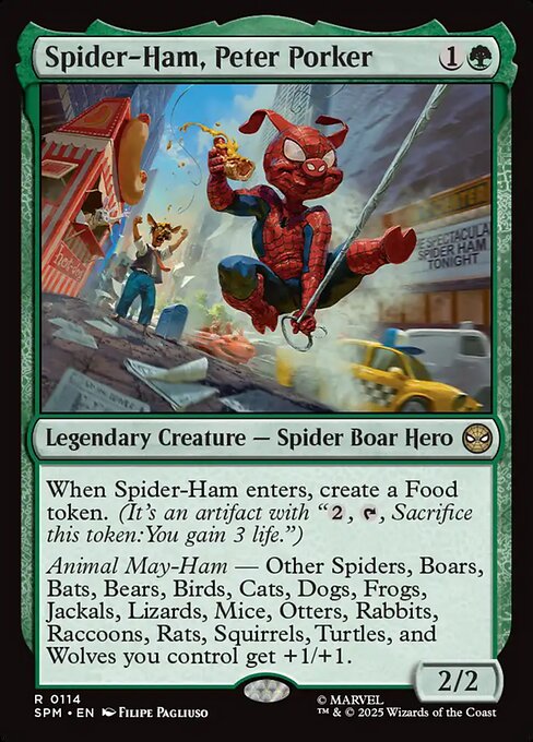 Spider-Ham, Peter Porker — SPM #114 normal Magic card