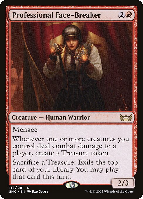 Professional Face-Breaker — SNC #116 normal Magic card