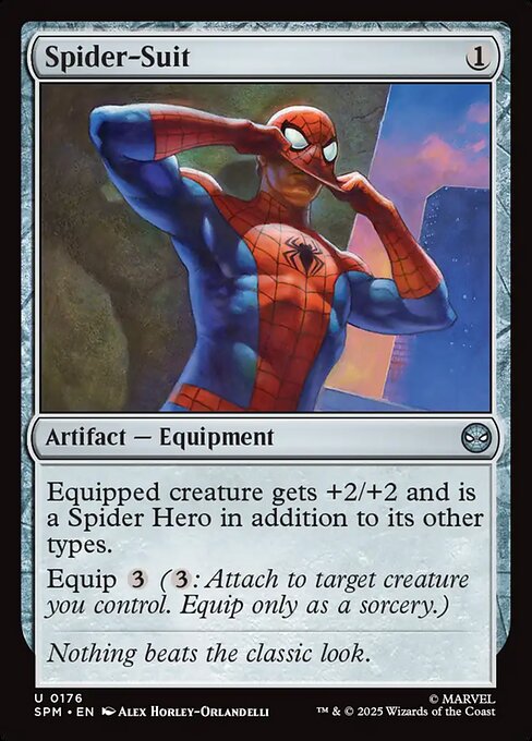 Spider-Suit — SPM #176 normal Magic card