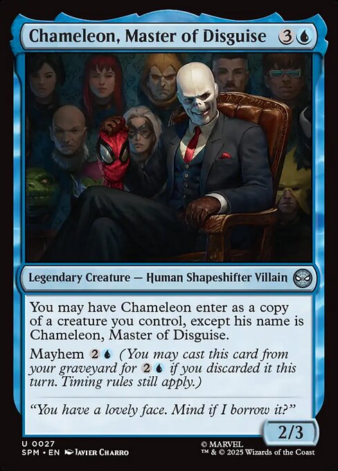 Chameleon, Master of Disguise — SPM #27 normal Magic card