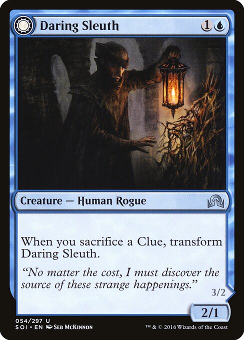 Daring Sleuth // Bearer of Overwhelming Truths — SOI #54 normal Magic card