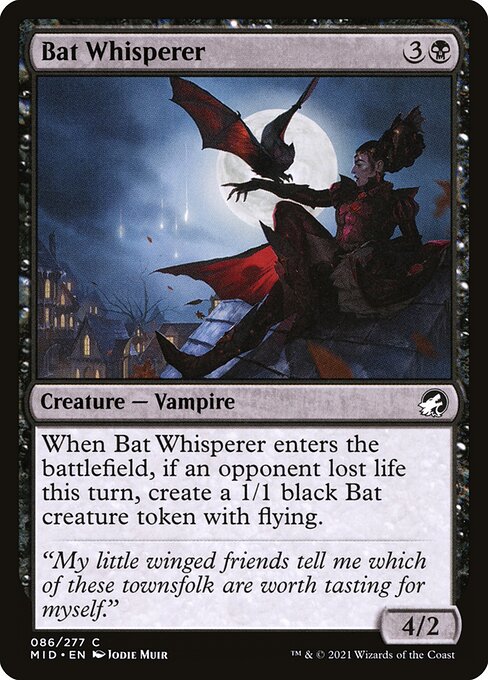 Bat Whisperer — MID #86 normal Magic card