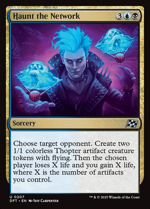 Haunt the Network — DFT #207 normal Magic card