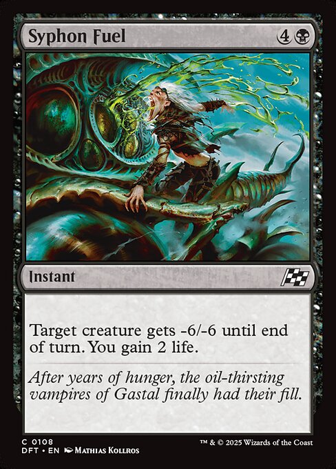 Syphon Fuel — DFT #108 normal Magic card