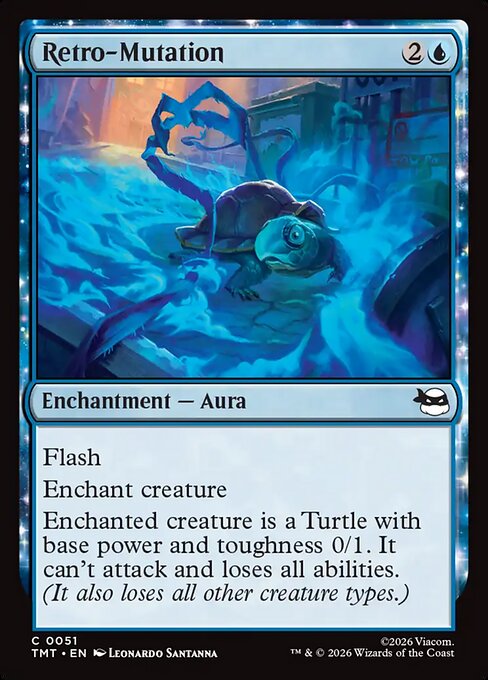 Retro-Mutation — TMT #51 normal Magic card