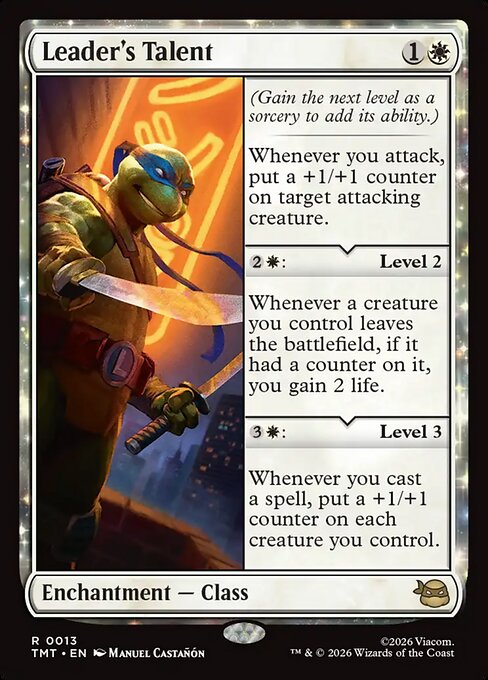 Leader's Talent — TMT #13 normal Magic card