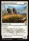 Dalkovan Packbeasts — TDM #7 normal Magic card