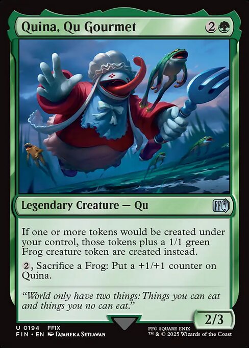 Quina, Qu Gourmet — FIN #194 normal Magic card