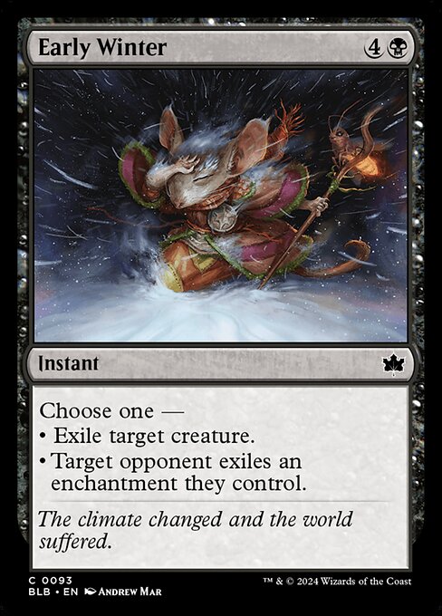 Early Winter — BLB #93 normal Magic card