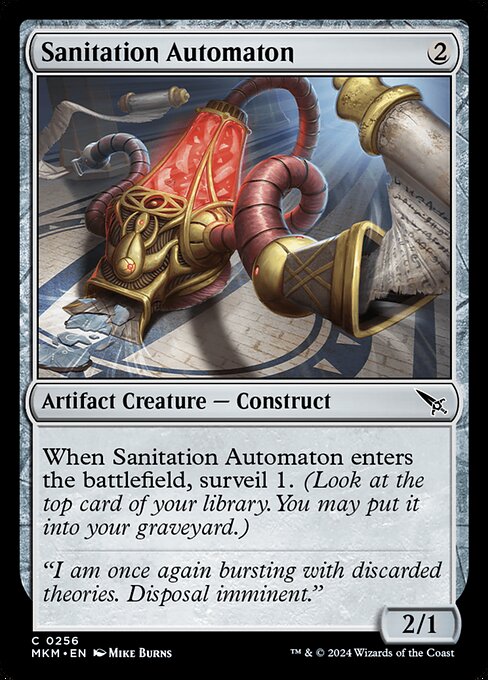 Sanitation Automaton — MKM #256 normal Magic card