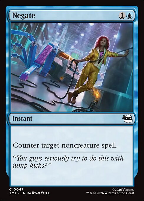 Negate — TMT #47 normal Magic card