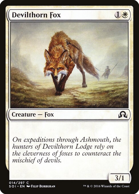 Devilthorn Fox — SOI #14 normal Magic card