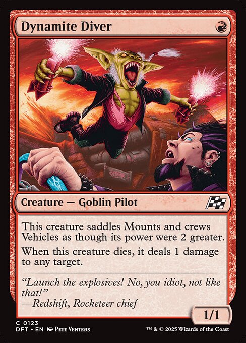 Dynamite Diver — DFT #123 normal Magic card