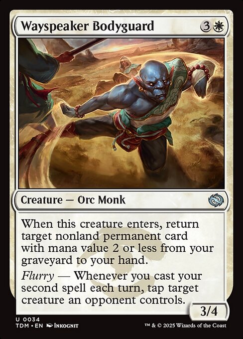 Wayspeaker Bodyguard — TDM #34 normal Magic card